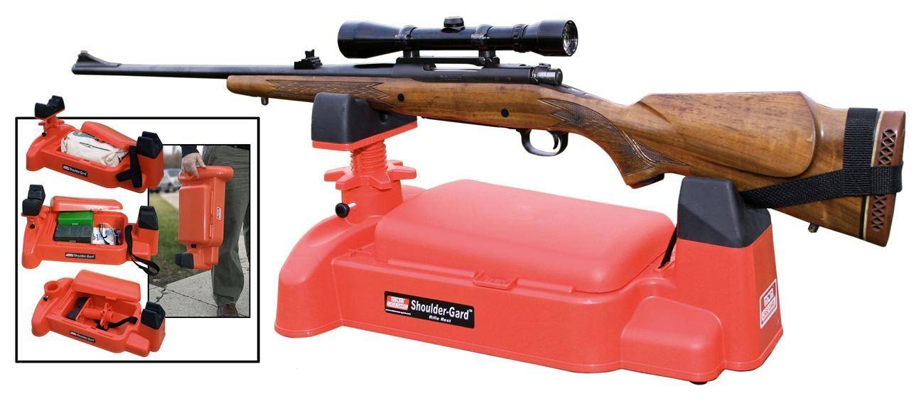 MTM Shoulder Gard Rifle /Pistol Rest Red