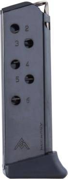 Mec-Gar Walther PPK Handgun Magazine .380 ACP HT Blued 6/rd