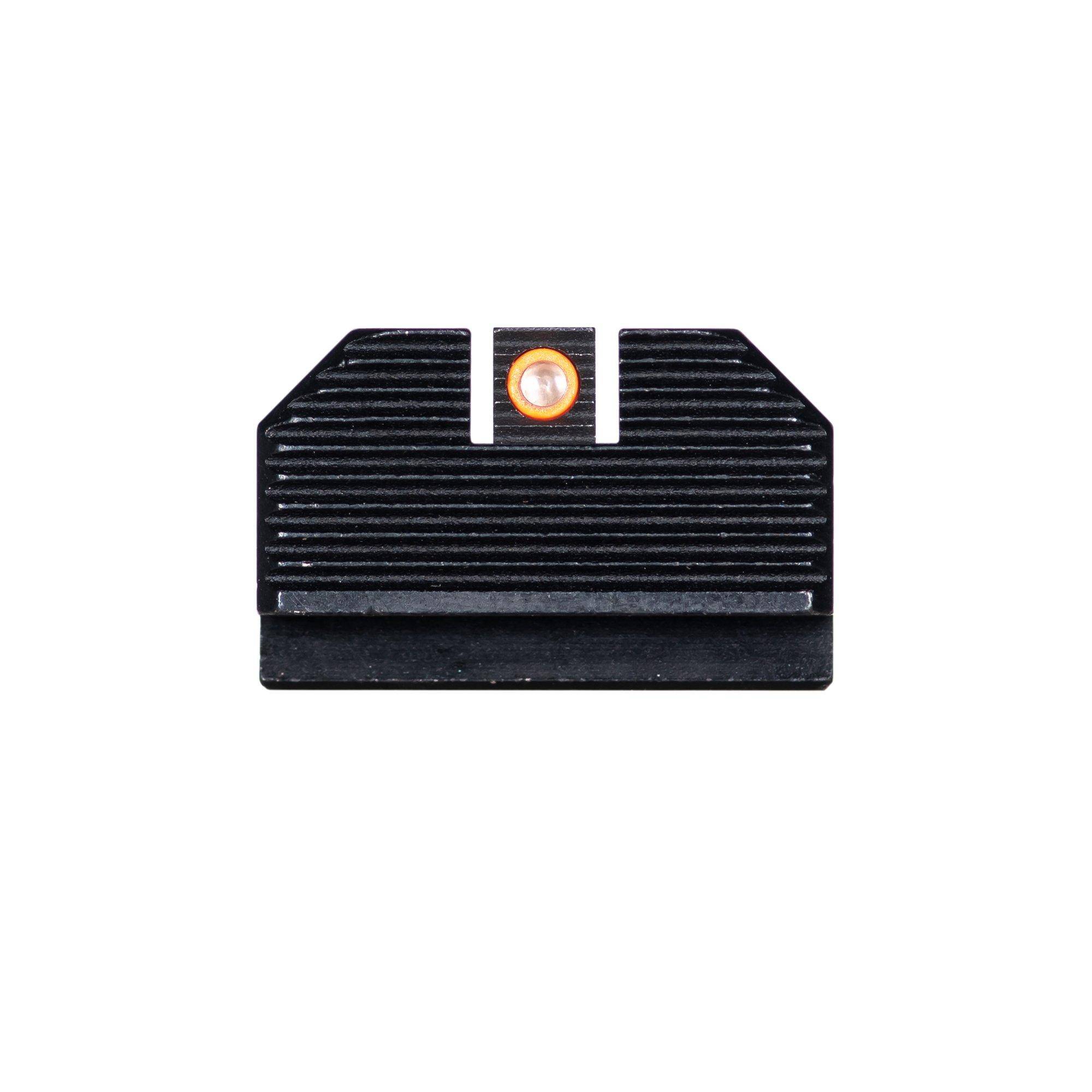 Night Fision Optics Ready Stealth Night Sight Set Orange Front Blank Rear Glock 43x MOS