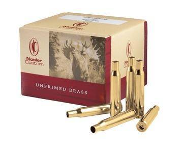 Nosler Unprimed Brass Rifle Cartridge Cases 6.5-284 Norma 50/ct