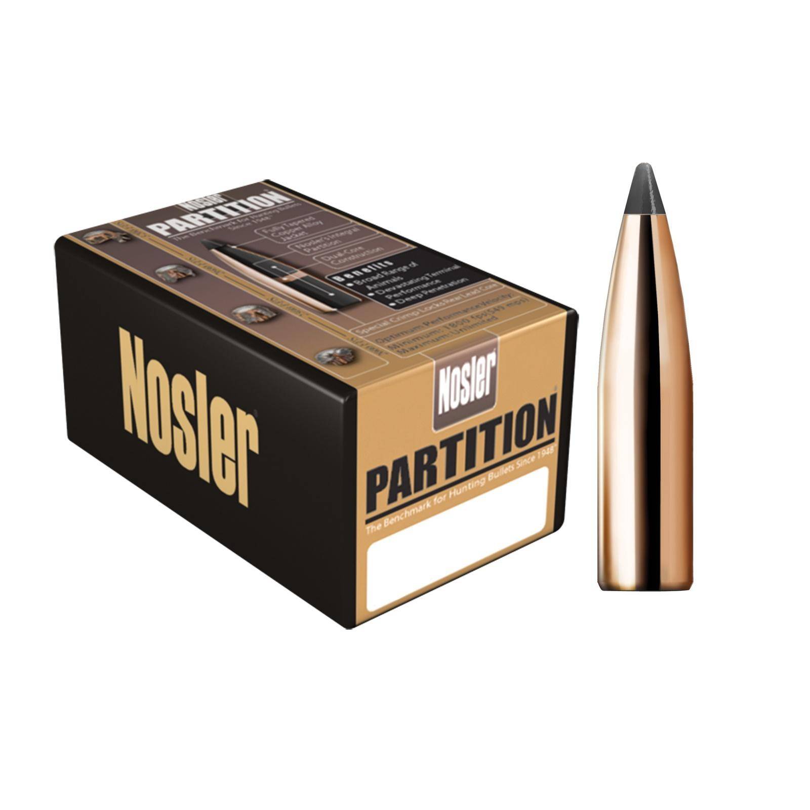 Nosler Partition Rifle Bullets .308 cal .308" 180 gr SPT 50/ct