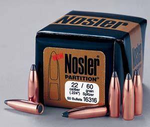Nosler Partition Rifle Bullets .25 cal .257" 120 gr SPT 50/ct
