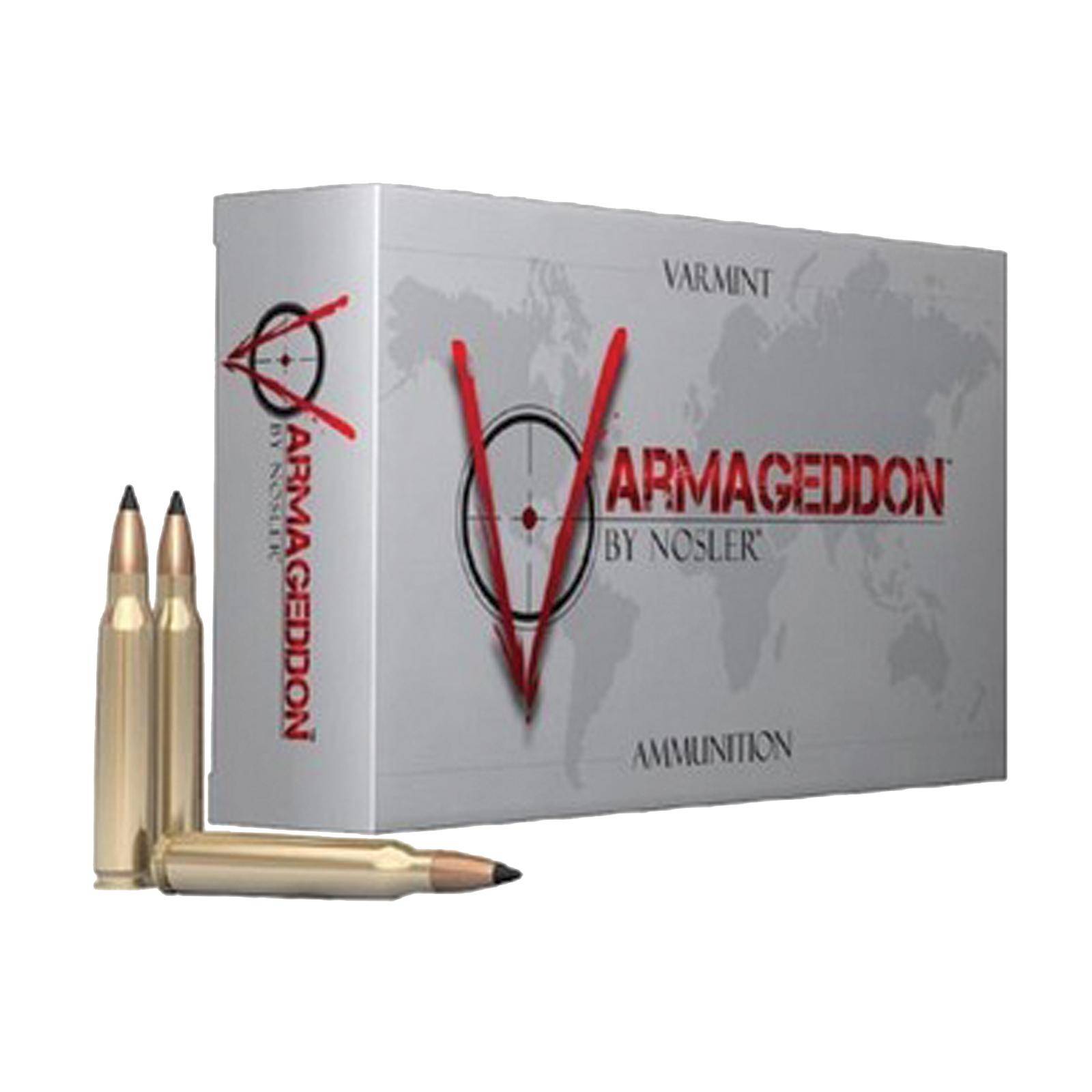 Nosler Varmegeddon Rifle Ammunition .223 Rem 62 gr FBHP 2950 fps 20/ct