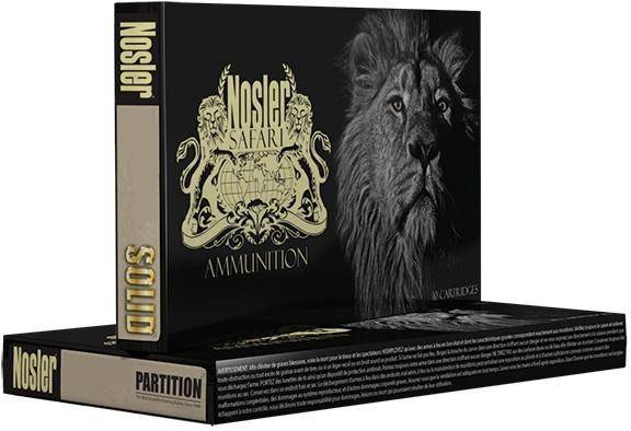 Nosler Safari Rifle Ammunition .375 H&H 300 gr SLD 2450 fps 20/ct