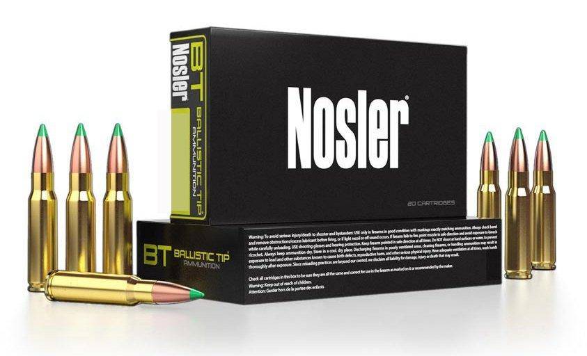 Nosler Ballistic Tip Rifle Ammunition .280 Ackley Improved 140 gr PT 3100 fps 20/ct