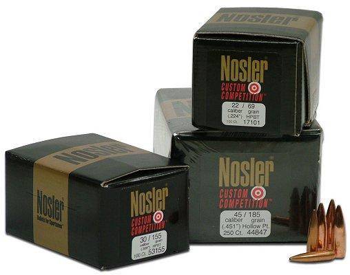 Nosler Custom Competition Rifle Bullets 6.5mm .264" 140 gr HPBT 250/ct