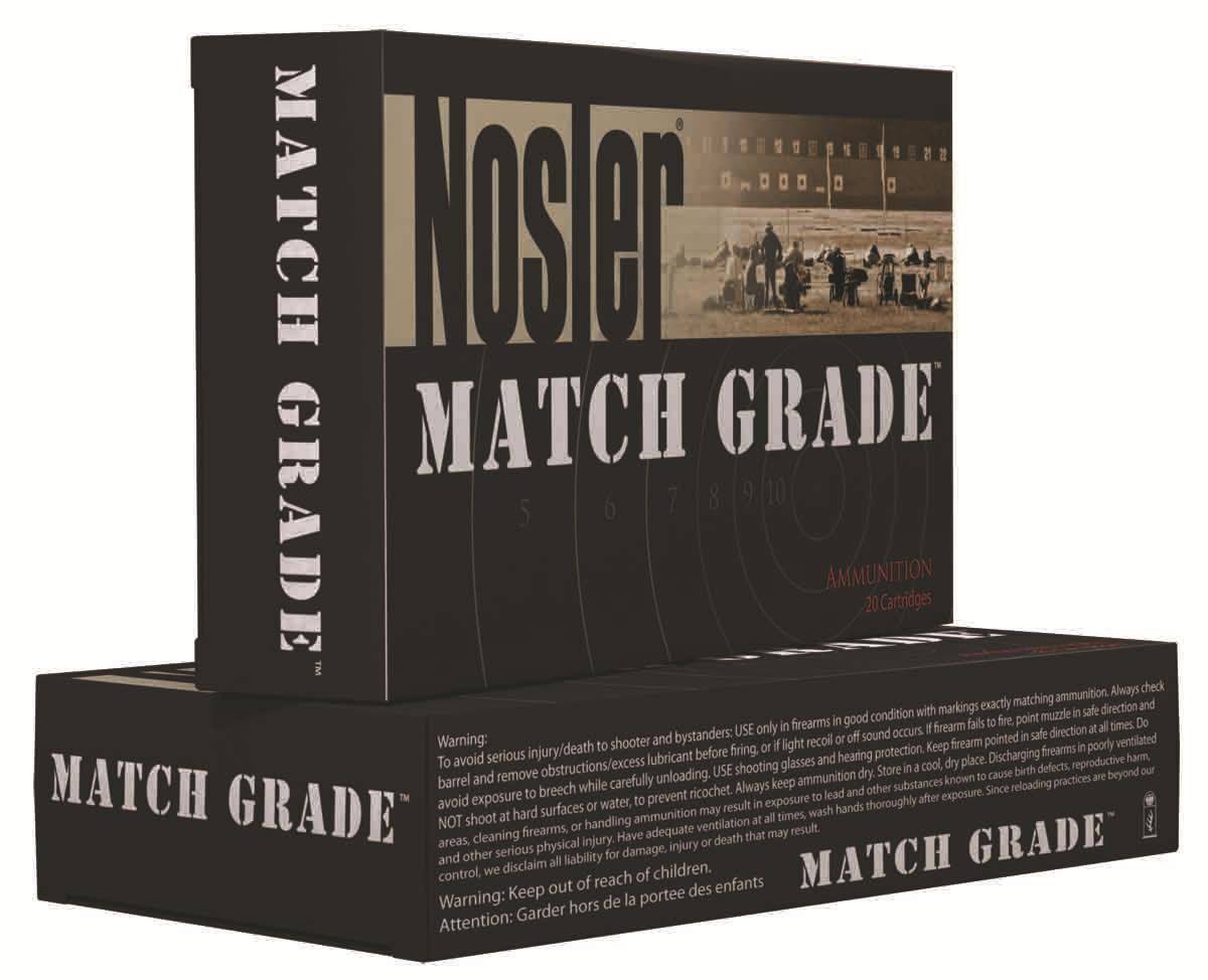 Nosler Match Grade Suppressor Ready Subsonic Rifle Ammunition 300 Blackout 220gr 1020 fps 20/ct