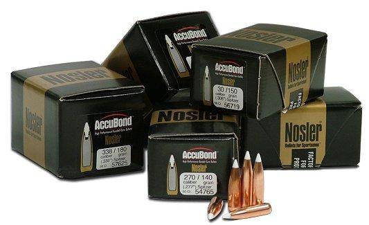 Nosler AccuBond Rifle Bullets .338 cal .338" 180 gr SBT-ACB 50/ct