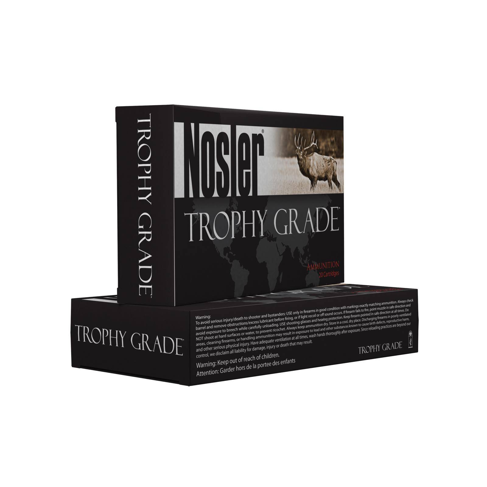 Nosler Partition Trophy Grade Rifle Ammunition .300 Win Mag 200 gr PSP 2750 fps 20/ct