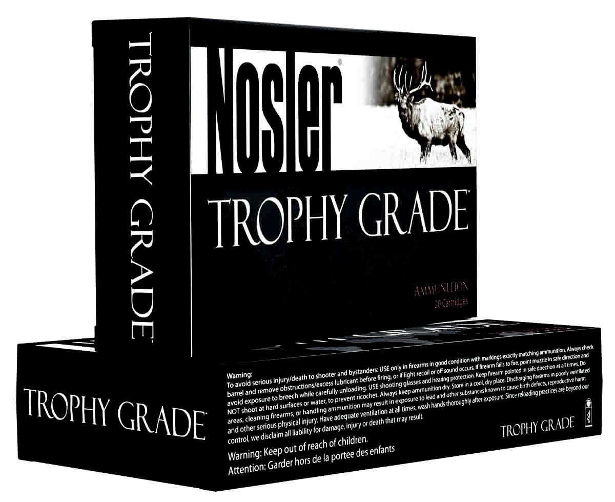 Nosler Accubond Long Range Trophy Grade Rifle Ammunition 26 Nosler 129 gr PT 3400 fps 20/ct