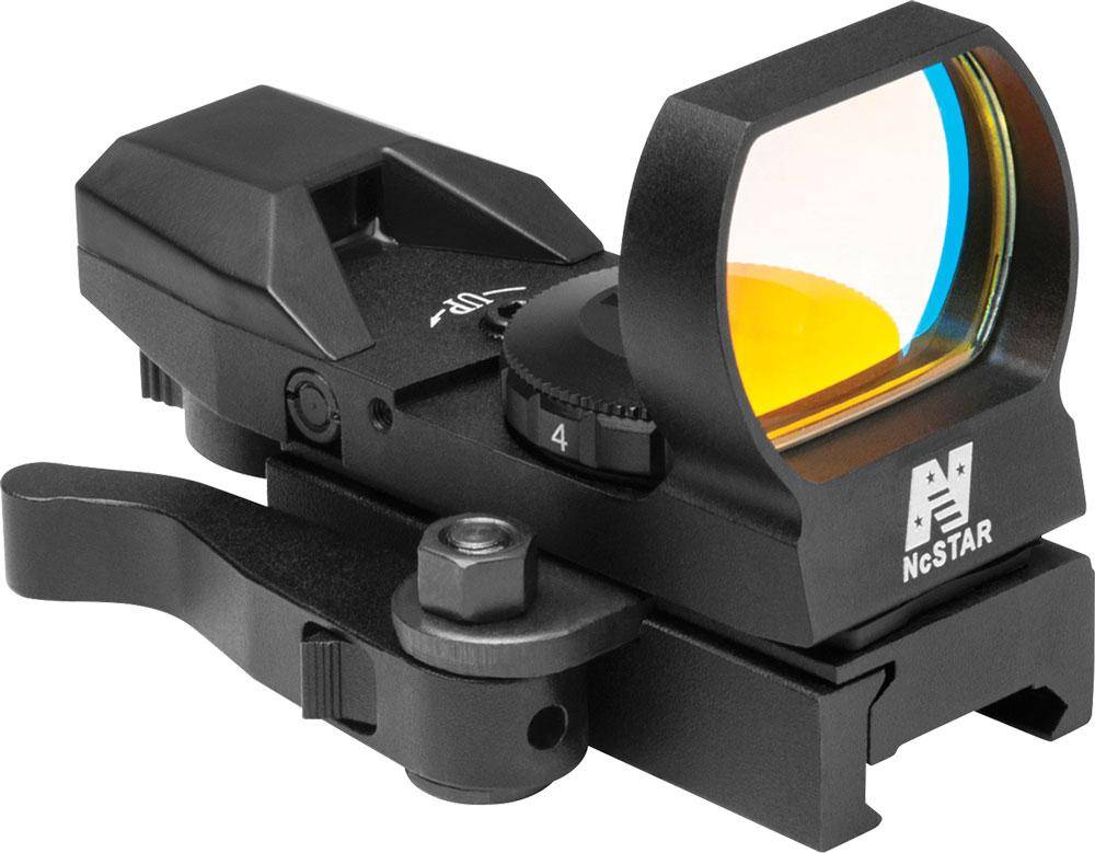 Ncstar Green Four Reticle Reflex - Qr Mount - Black - Feather Arms