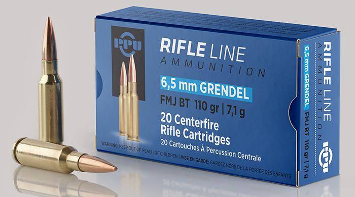 PPU Rifle Ammunition 6.5 Grendel FMJ 110gr 2756 fps 20/ct