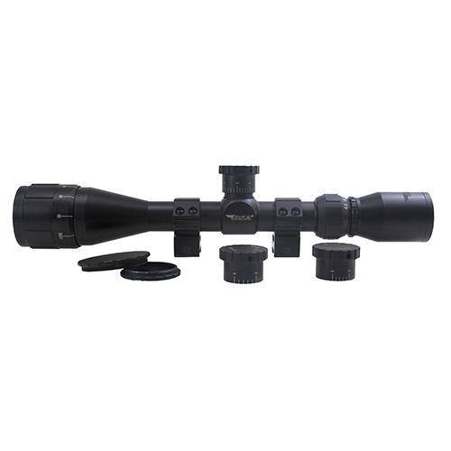 BSA Sweet .22 4-12x Rifle Scope 40mm Adjustable Obj. Dovetail Rings