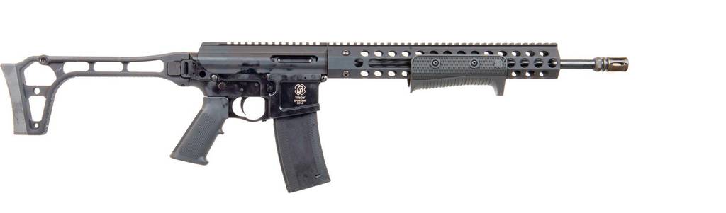 Troy Folding Pump Action Optic Ready Rifle .223 Rem 10rd Magazine 16" Barrel Sar Stock