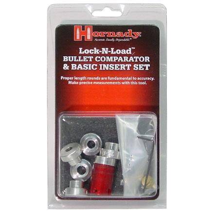 Hornady Lock-N-Load Bullet Comparator - Basic Set Body & 6 Inserts