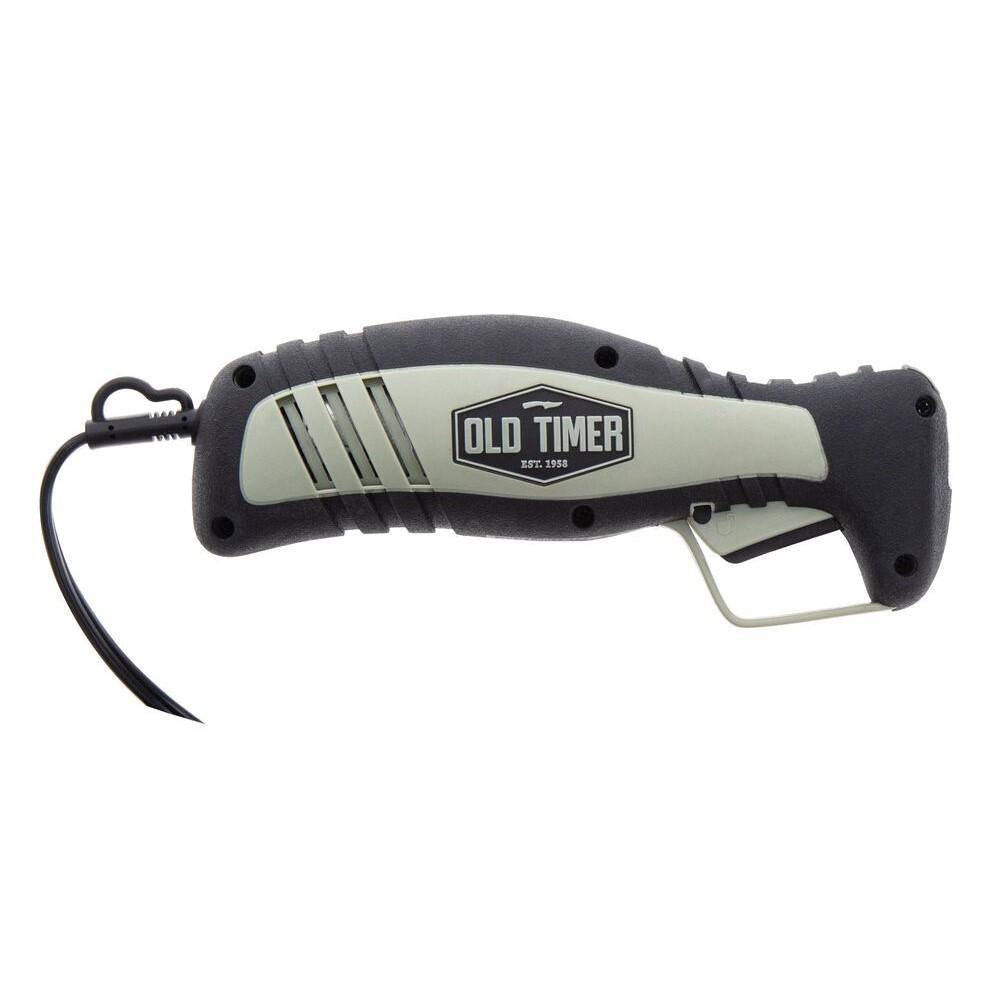 Old Timer 110 Volt Electric Fillet Knife 8" Blade Black and Grey