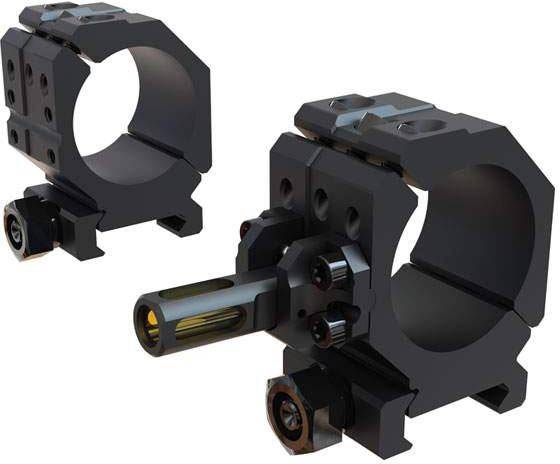 Wheeler Engineering 2-Piece Picatinny Rail Scope Rings 1" High