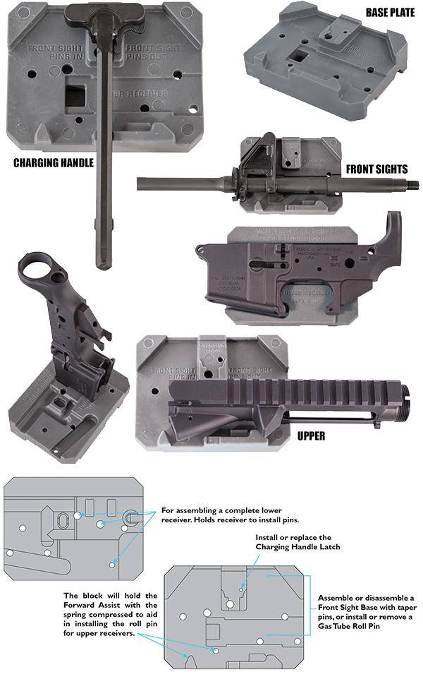 Wheeler Delta Series AR Armorer's Bench Block