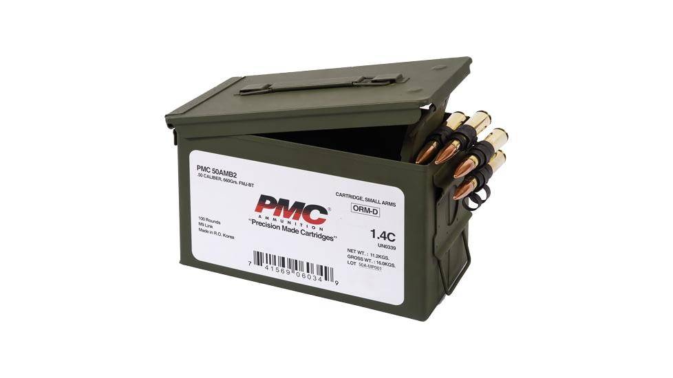 PMC Linked Bronze Rifle Ammunition .50 BMG 660 gr FMJBT 100/ct