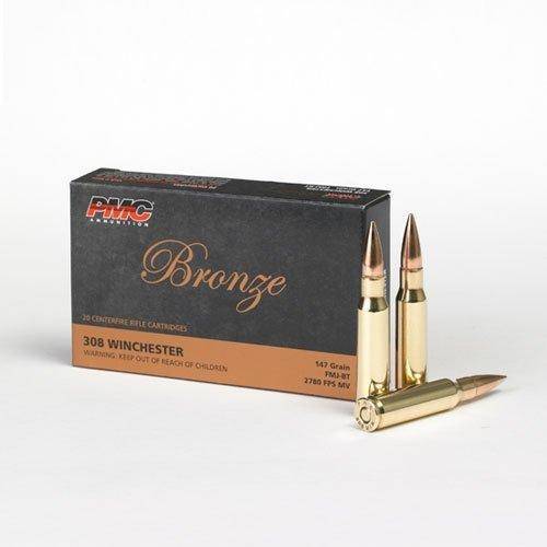 PMC Bronze Rifle Ammunition 7.62x39mm 123 gr FMJ 2350 fps 20/ct