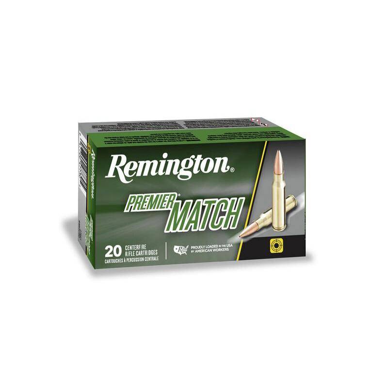 Remington Premier Match MatchKing Rifle Ammunition .224 Valkyrie 90gr BTHP 2700 fps 20/ct
