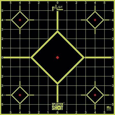 Pro-Shot Splatter Shot 12" Green Sight In Target - Peel-and-Stick 5/ct