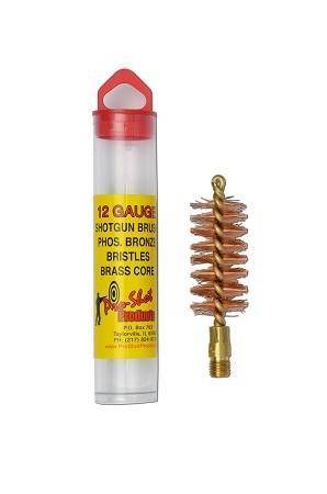 Pro-Shot Phosphorus Bronze Bristles/Brass Core Shotgun Bore Brush (5/16-27 Thread) 12 ga