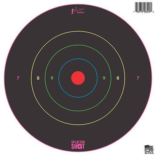 Pro-Shot 8" Bullseye Multi-Color Rings on Heavy Tag Paper 6/ct