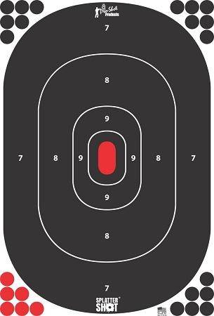 Pro-Shot 12" x 18" Silhouette Target Peel & Stick 5/ct