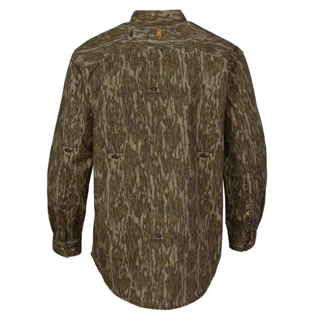 Browning Wasatch-CB Shirt Button-Front 2 Pocket Mossy Bottomland L