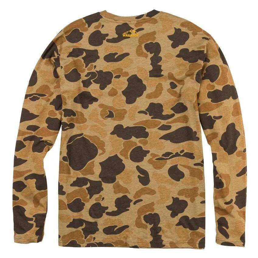 Browning Wasatch Long Sleeve T-Shirt Vintage Tan Camo 2XL