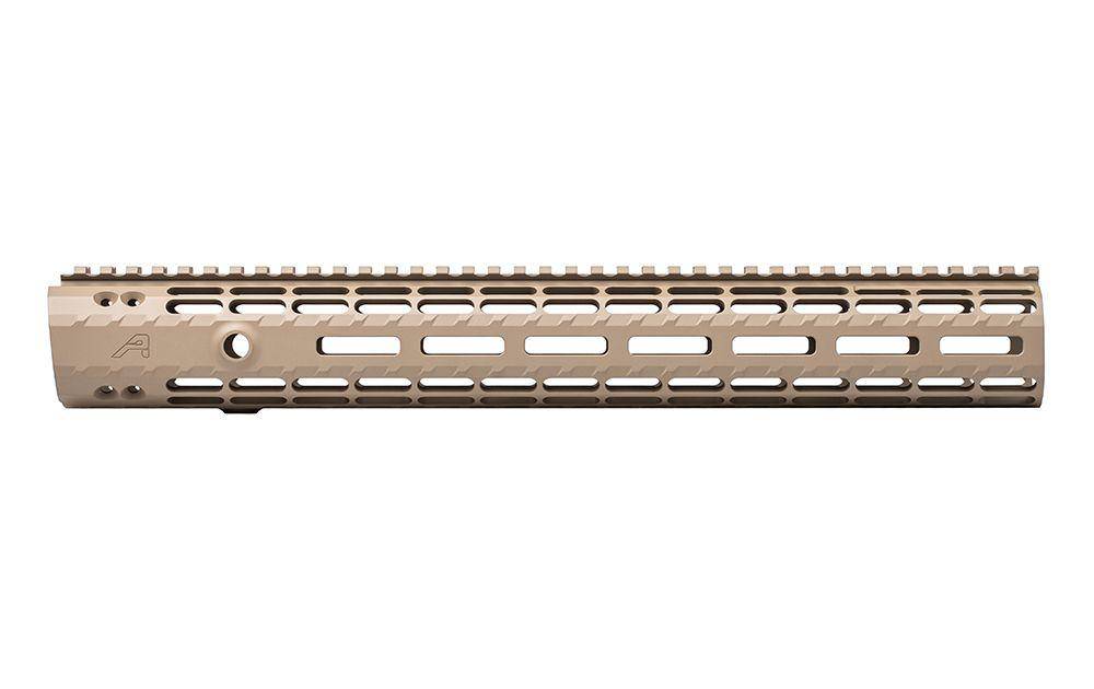 Aero Precision AR15 15" Enhanced M-LOK Handguard Gen 2 - FDE Cerakote (NO BAR Barrel Nut)