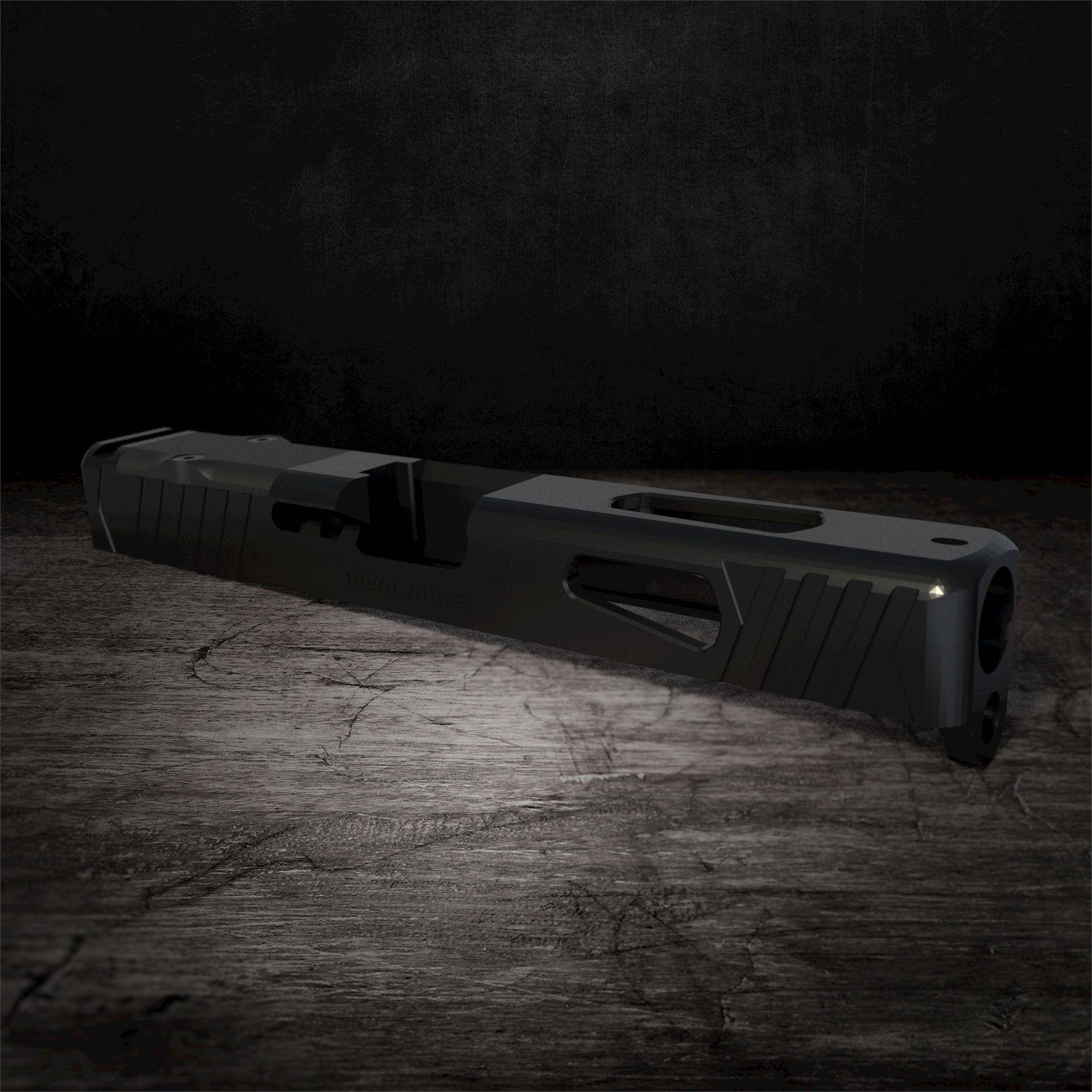 Rival Arms Slide for Glock Model 17 GEN3 A1 RMR Ready Black