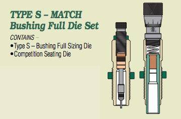 Redding Type S Match Bushing Full Die Set .24 Nosler