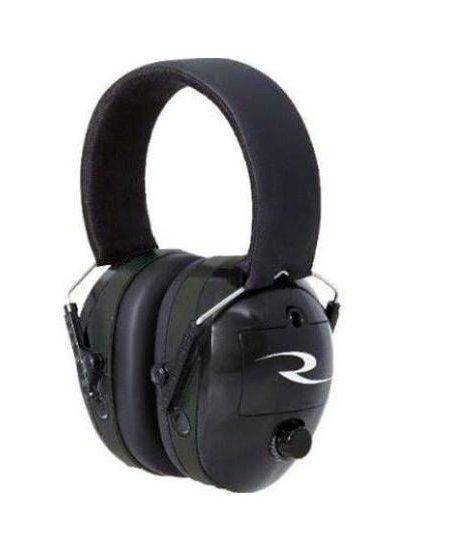 Radians Maximus Passive Ear Muffs 28dB Black with Green Ear Plugs 33dB