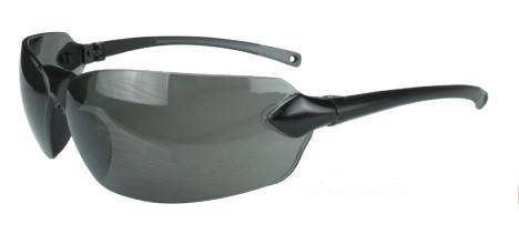 Radians Overlook Shooting Glasses Black with Smoke Lens