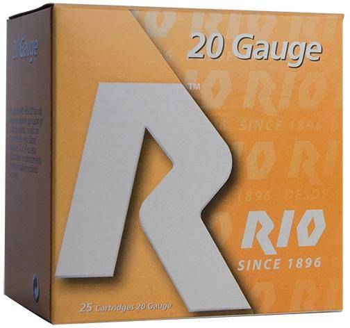 Rio Small Game Load Shotshell 20 ga 3" MAX 1-1/4 oz #6 1250 fps 25/ct