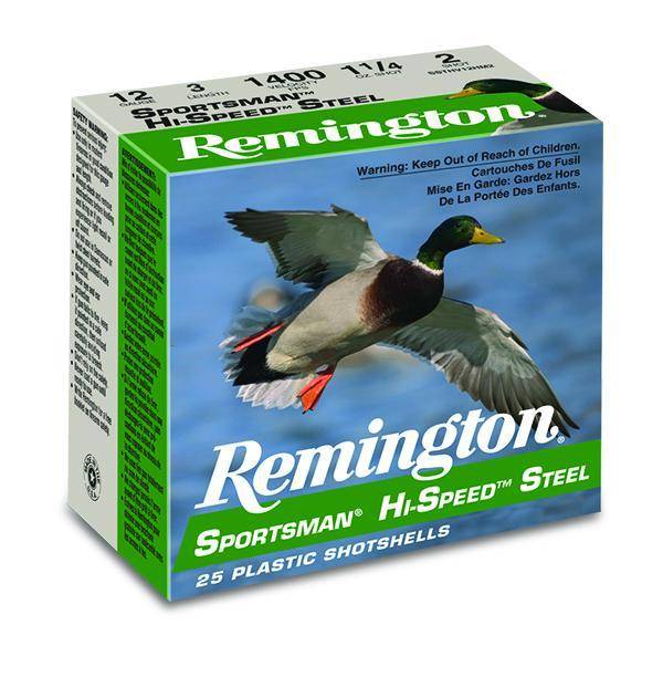 Remington Sportsman Hi-Speed Steel Shotshells 20ga 2-3/4 in 1425 fps 3/4 oz #7 25/ct
