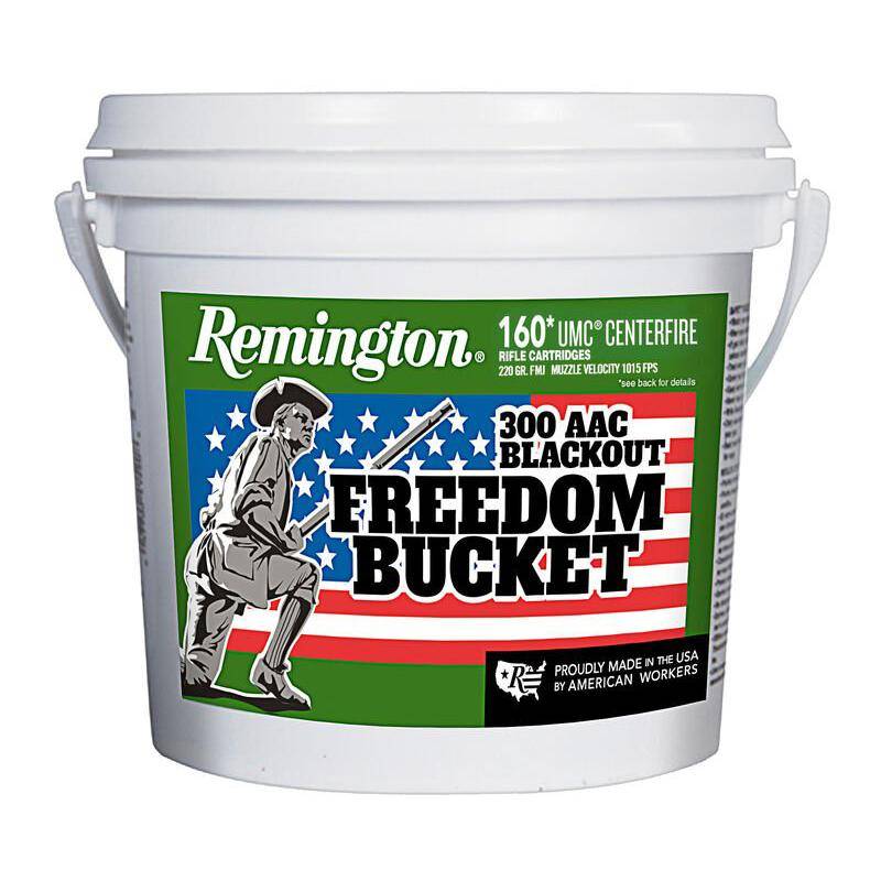 Remington UMC Freedom Bucket .300 AAC Blackout 220 gr. OTFB 940 fps 160/ct Bucket