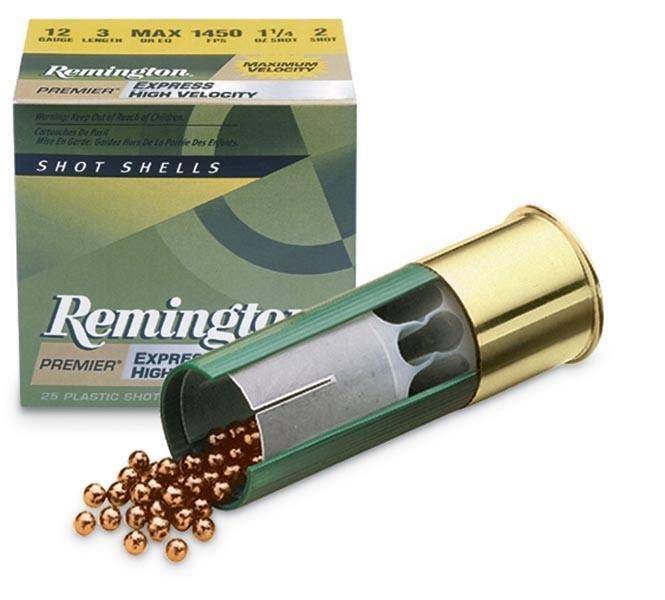 Remington Express Extra Long Range Shotgun Ammo 12 ga 2 3/4" 3 3/4 dr 1 1/4 oz #5 1330 fps 25/ct
