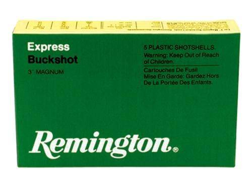 Remington Express Magnum Buckshot Shotshells 12 ga 3-1/2" 18 plts #00 1125 fps 5/ct