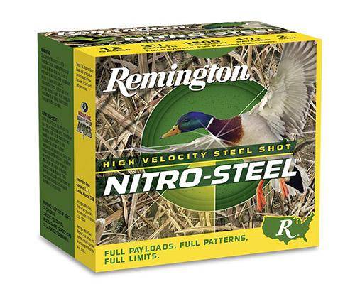 Remington Nitro-Steel High Velocity Shotshells 12ga 3" 1-1/4oz #BB 1450 fps 25/ct