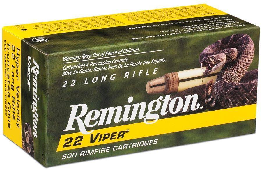 Remington .22 Viper Rimfire Ammunition .22 LR 36 gr TCSB 1410 fps 50/ct
