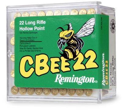 Remington CBee Rimfire Ammo .22 LR 33 gr HP 740 fps 100/ct