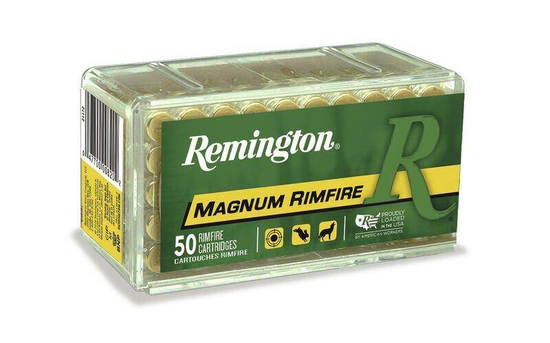 Remington Magnum Rimfire Ammunition .22 WMR 40 gr PSP 1910 fps 50/ct