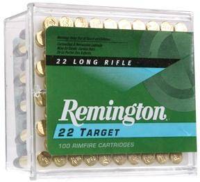 Remington 22 Target Rimfire Ammo .22 LR 40 gr RN 1150 fps 100/ct