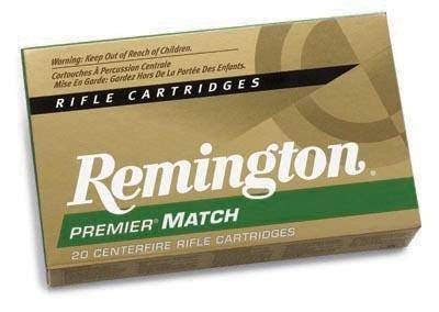 Remington Premier Match Rifle Ammunition .308 Win 175 gr BTHP 2610 fps 20/ct