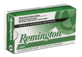 Remington UMC Handgun Ammunition .357 Mag 125 gr JSP 1450 fps 50/ct