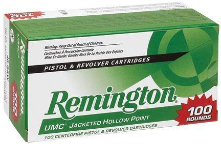 Remington UMC Handgun Ammunition .380 ACP 88 gr. JHP 990 fps 100/ct