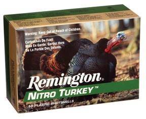 Remington Nitro Turkey Loads 12 ga 3-1/2 in 2 oz #4 1300 fps 10/ct